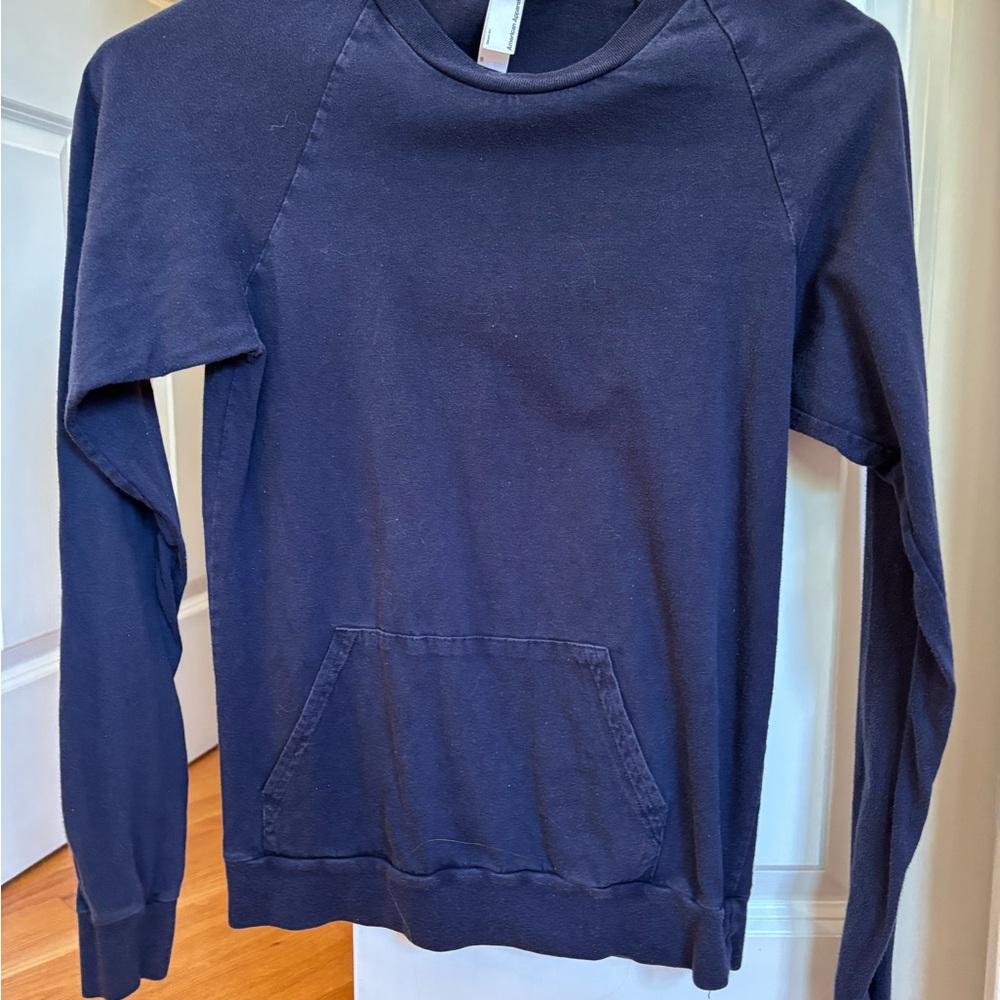 American Apparel Navy Long Sleeve Tee